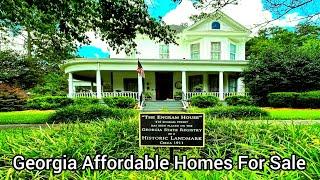 Georgia Affordable House For Sale   $239k  0.51 acre  Montezuma Homes For Sale  GA Real Estate