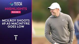 Round 1 Highlights  Rory McIlroy Robert MacIntyre  2024 Alfred Dunhill Links Championship