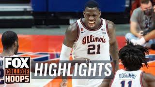 No. 12 Illinois handles No. 19 Wisconsin thanks to Kofi Cockburn  FOX COLLEGE HOOPS HIGHLIGHTS