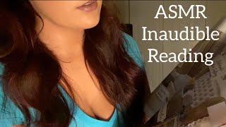 ASMR  Inaudible Whispers Gum Chewing Magazine Page Turning