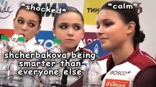 anna shcherbakova being smarter than everyone else for 2 minutes straight