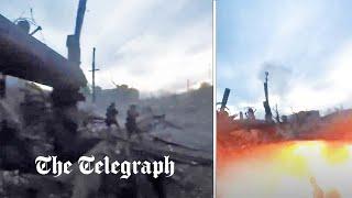 Ukraines Azov Regiment releases footage of fighting in Mariupols steelworks