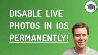 How To Turn Off Live Photos in IOS iPhone and iPad