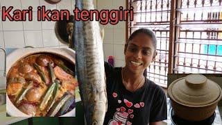 Masak Kari ikan tenggiri menggunakanPeriuk Tanah