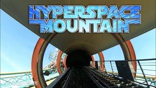 4K HyperSpace Mountain - On Ride Front Row- Disneyland Paris