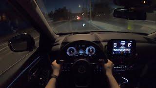 2021 Nissan Rogue FIRST POV Night Test Drive