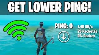 How To Get LOWER Ping in Fortnite - Chapter 5 Season 3