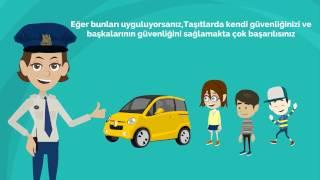 Çocuklar için trafik kuralları eğitimi - Animasyon