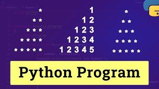 Python Program to Print Inverse Right Angle Triangle Star Number Pattern Explained  Detail Tutorial