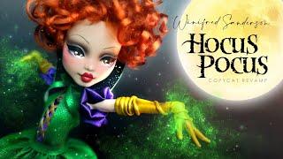 Doll Figurine HOCUS POCUS  Winifred Sanderson  Sanderson Sisters  Witches  Monster High Repaint