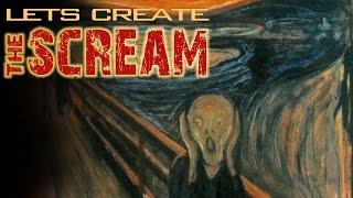 How To Draw The Scream By Edvard Munch  Artrageous with Nate