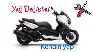 Yamaha XMAX Yağ Değişimi Oil Change 