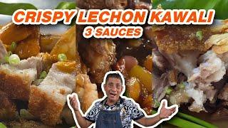 CRISPY LECHON KAWALI IN 3 SAUCES  CHEF BOY LOGRO