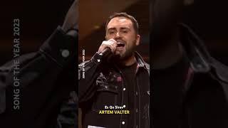 Artem Valter performing live “Es Qo Sirov” at Tarva Erg Song of the Year 2023-2024 #artemvalter