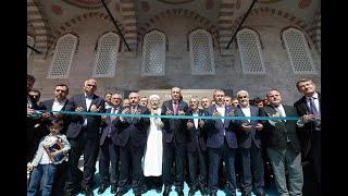 Cumhurbaşkanı Erdoğan Sultanahmet Camii’nin açılışını gerçekleştirdi