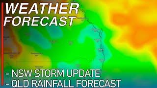 Heavy Rainfall and Thunderstorms Forecast to Develop over Queensland and NSW from this week