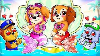 Paw Patrol BUT They Turn Into Pretty MERMAIDS ‍️- Happy Life Story - Ultimate Rescue - Rainbow 3