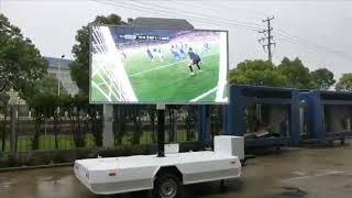 Hydraulic 360 Deg Rotation & Portable LED Screen Advertising In Chandigarh  Mobile Van Advertising