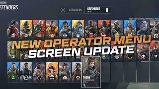 New Operator Menu & HUD - Rainbow Six Siege Y6S4 High Calibre Leaks