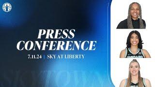 Postgame Press Conference  Sky at Liberty  July 11 2024