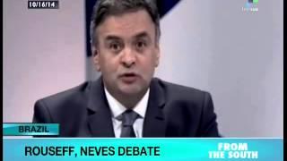 Aecio Neves vague during 2nd debate ahead of Brazil elections