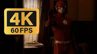 Barry stops his past self from saving his mother  The Flash 9x10 4K 60FPS