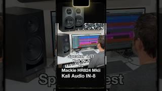 Kali IN-8 vs Mackie HR824 MkII? Which one will win?￼ #kaliaudio #speakertest #studiomonitor