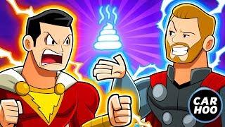 SHAZAM HATES THOR 【DC Superheroes Parody】