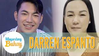 Darren cries at his mothers birthday message  Magandang Buhay