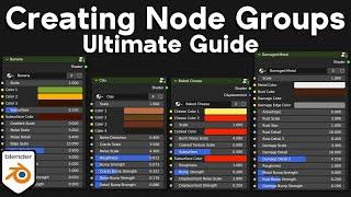 Create Custom Material Node Groups in Blender for Beginners Ultimate Guide