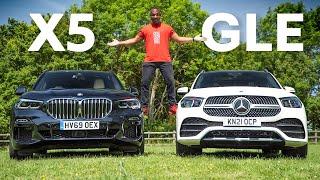 Mercedes GLE vs  BMW X5 Which Is The BEST Premium SUV?  4K