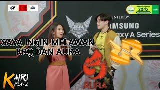 INTERVIEW ONIC KAIRI MPL SEASON 10  SAYA SANGAT INGIN MELAWAN RRQ HOSI DAN AURA FIRE 