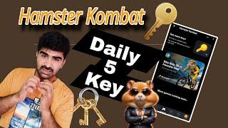 Hamster Kombat Get 5 Key Daily Play Game Hamster Kombat secret code key today hamster Kombat games