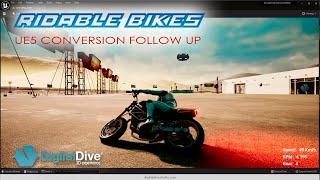 UE5 bikes - Ridable Motorbikes for Unreal Engine 5 using chaos physics - wheels issues follow up