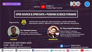 Webinar PVMBG #19  Open Source & Open Data Pushing Science Forward