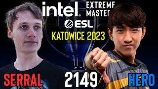  Serral Z vs  herO P - Gruppe C - IEM Katowice 2023 - StarCraft 2 - Cast 2149