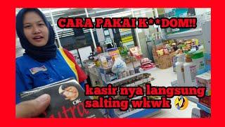 PRANK CARA PAKAI K**DOM KE KASIR INDOMARET 