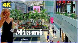 【4K】𝐖𝐀𝐋𝐊  MIAMI BEACH ️ Beach  USA   walking tour 