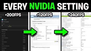 EVERY NVIDIA Setting to BOOST Fps In Fortnite - MAX FPS