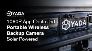 YADA  1080P App Controlled Portable Wireless Backup Camera Solar Powered BT532926
