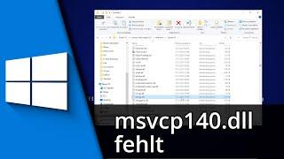 msvcp140.dll fehlt  Lösung  Tutorial