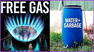 How to Make Free Gas with Garbage - Free Gas Butane - Propane - Liberty BioGas