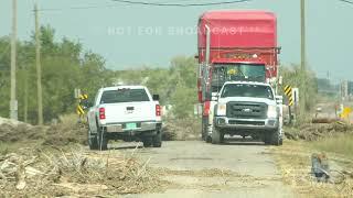 10-20-2024 Roswell New Mexico - Washed Out Roads & Bridges In Flash Flood Emergency