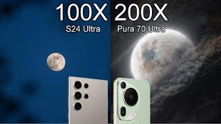 Huawei Pura 70 Ultra Vs Samsung Galaxy S24 Ultra Live Zoom Test