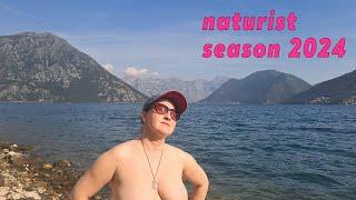 Holiday season in Montenegro 2024. Naturist holiday 2024. My life in Montenegro. Mila Naturist.