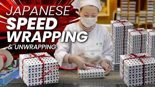 Japanese SPEED WRAPPING Gift Experience  ONLY in JAPAN