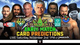 WWE Crown Jewel 2024 - Match Card Predictions