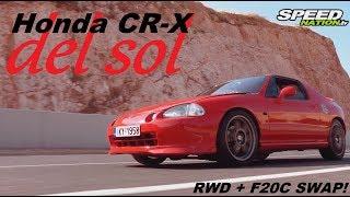 Honda CR-X del Sol. Rear Wheel Drive  + F20C Swap 240Ps