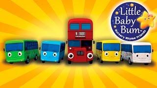 Ten Little Buses - From Wheels On The Bus  Nursery Rhymes for Babies by LittleBabyBum