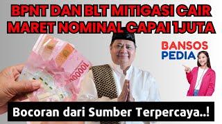 KABAR GEMBIRA  BANSOS BPNT DAN BLT MITIGASI RESIKO CAIR BULAN RAMADHAN TOTAL 1JT 